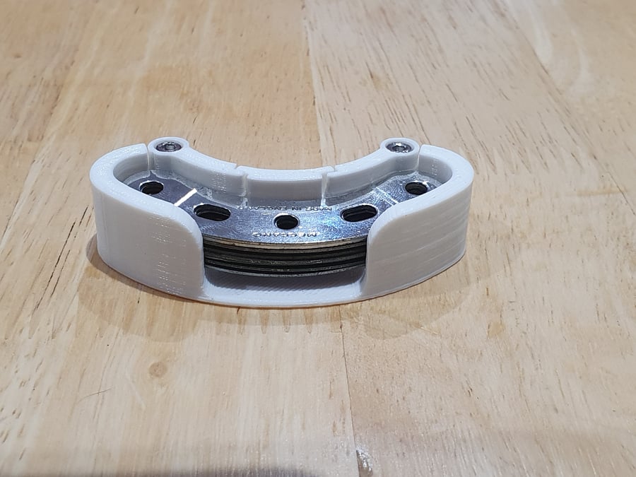 Meccano organiser for curved stepped strip, part 90a