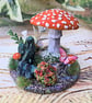 Red Mushroom Ornament - Cottagecore Shelf Decoration - Image 5