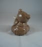 Ceramic Animal Birthday Celebration Bear Number Five Figurine Ornament. - Image 3