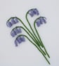 forever flowers, macrame Bluebells in a vase - Image 7