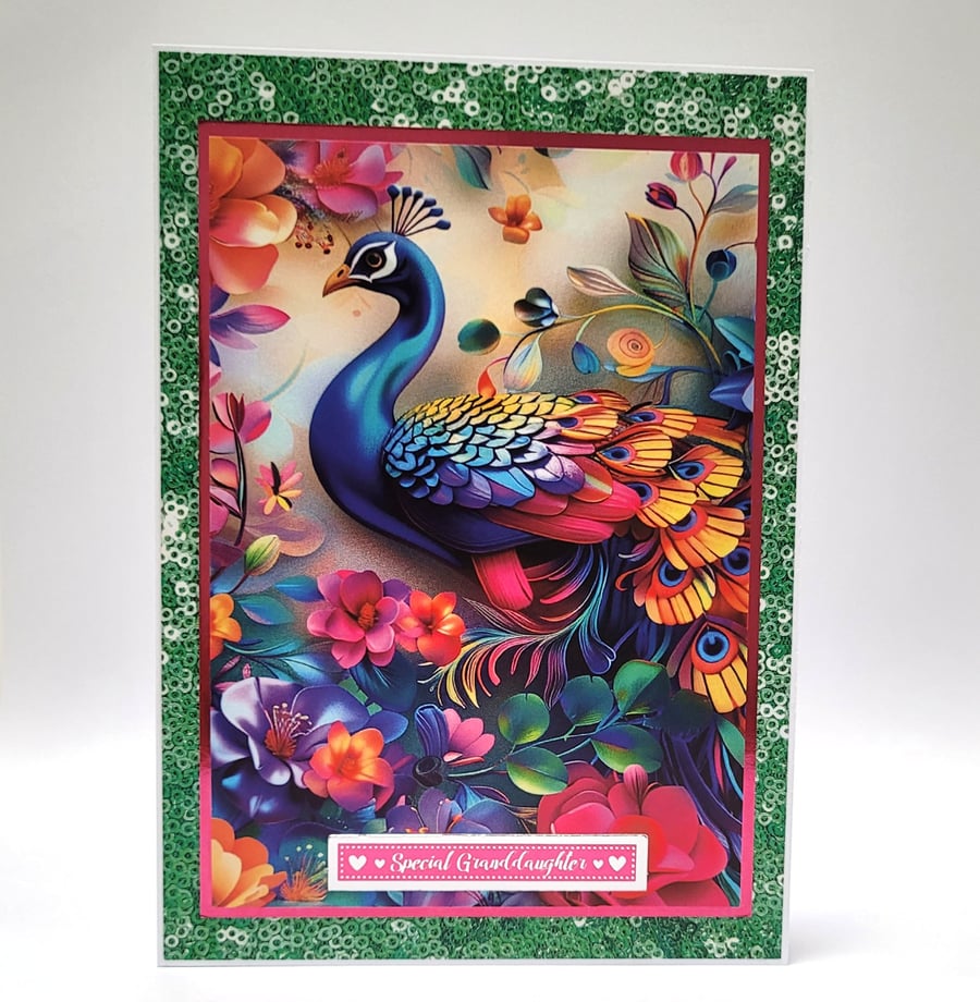 Granddaughter Card - Birthday Congratulations Well Done Any Occasion Card