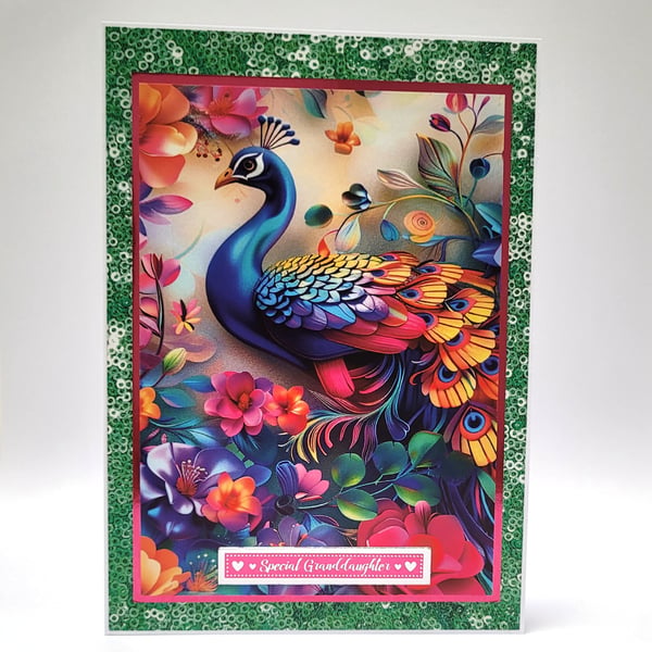 Granddaughter Card - Birthday Congratulations Well Done Any Occasion Card