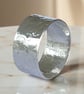 Silver Wide Band Patterned Ring - Image 6