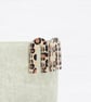 Titanium ear wire - Leopard print arch stud earrings - Hypoallergenic earrings - Image 5