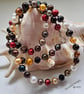 Designer Multicoloured Freshwater Culture Pearl Sterling Silver Necklace - Image 2