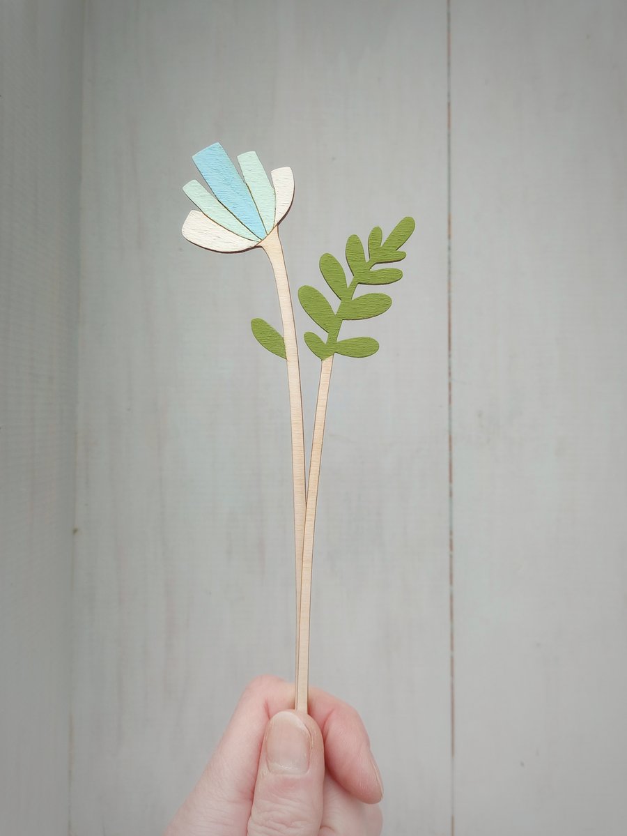 Wooden Flower Stems, Forever Flowers, Everlasting Flowers, Easter Gift