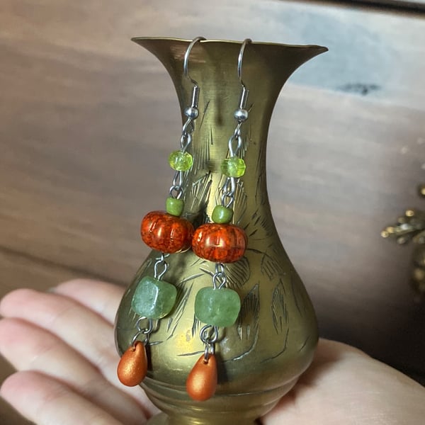 Pumpkin Earrings 