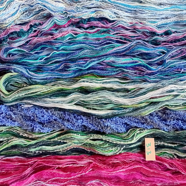 Bundle of creative threads for textile arts and creative crafts