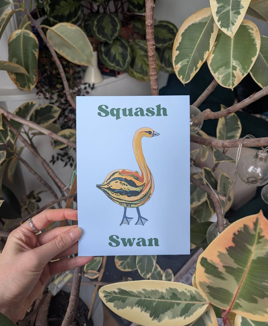 Squash Swan A5 Inject Print