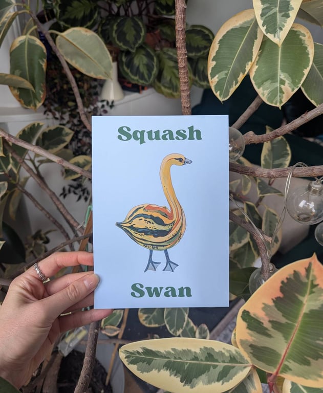 Squash Swan A5 Inject Print