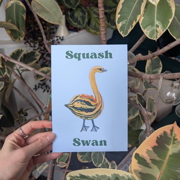 Squash Swan A5 Inject Print