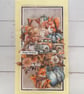 Handmade Autumn Birthday Card  - 3D Woodland Boy, Fox &Vintage Truck (108).