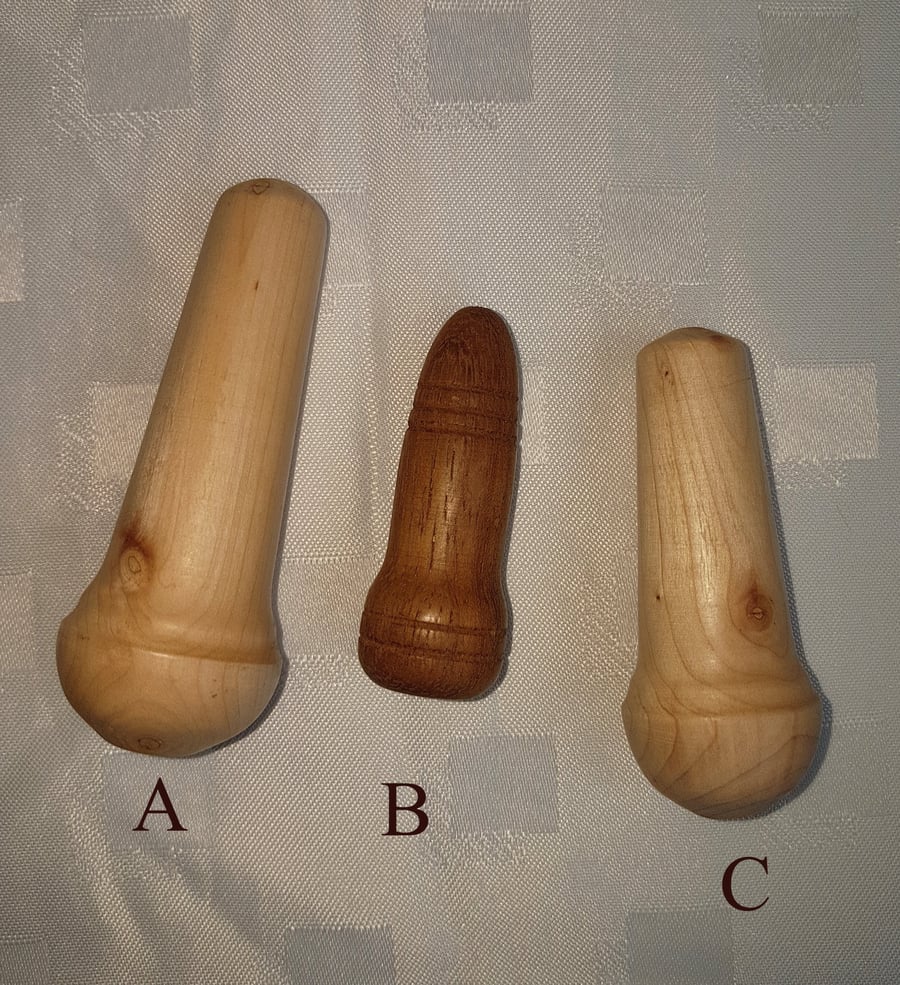 Various Sizes WOOD CORD LIGHT PULLS pre-drilled hole Hand Turned  Last Three