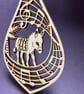 Christmas carol decoration - Little Donkey - Image 2