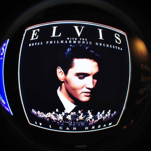 Elvis Presley On Tour Exhibition O2 Arena Photograph Print