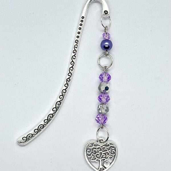 Beaded Bookmarks With Metal Hooks and Tree of Life Charm