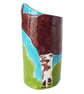 Okapi Ceramic Pot - Hand Built from Earthenware Clay - Image 7