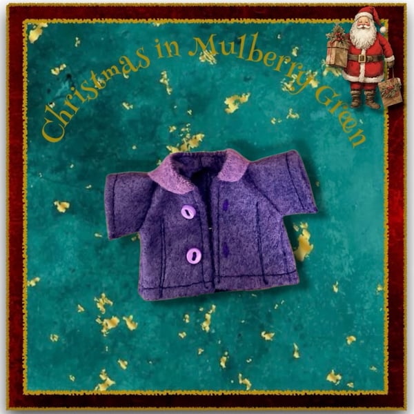 Baby Daisy Purple Tailored Coat