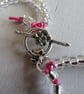 Pink Vision Button Necklace - Image 5