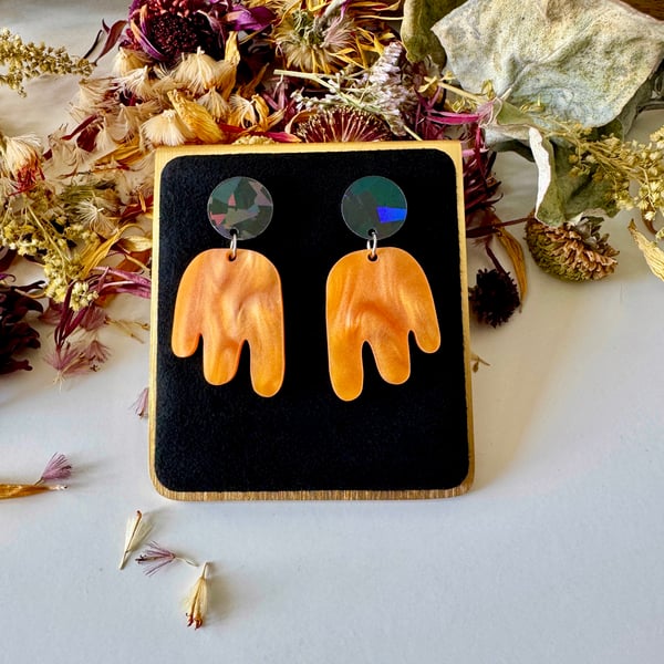 Inferno Ghost Fire Drop Earrings