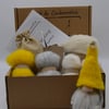 Gnome needle felting kit