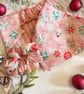Fabric Hair Scrunchie - Handmade - Christmas Baubles - Image 3