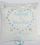 Personalised Wedding Ring Cushion - Image 1