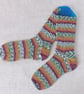Hand knitted socks, merino wool socks, size 4-6 - Image 2