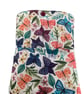 Small Quilted Book Sleeve.  Butterflies in Flight.