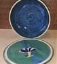 Charming stoneware cheese or...lidded dishes - Image 2