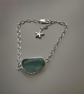 Sea Glass Silver Charm Bracelet - Image 3