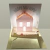 Pop up glow in the dark New Home card
