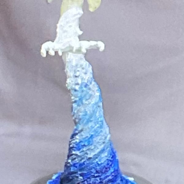 Tall Wave with Dolphin