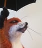 "Singing in the rain "needlefelted wool character fox - Image 7