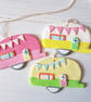 Retro Caravan Hanging Decoration, Hand painted, Handmade - Image 9