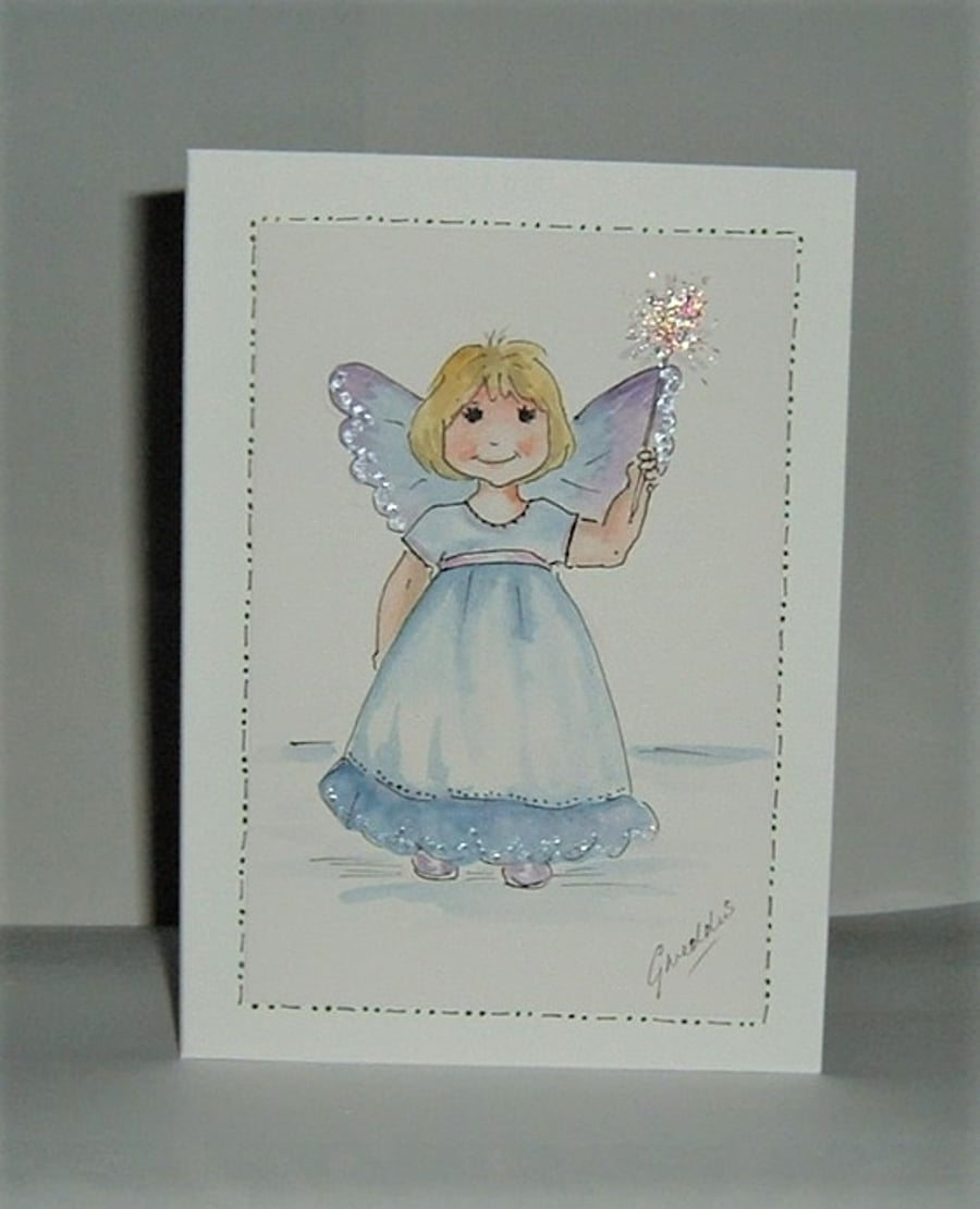 Fairy greetings card (ref 191)