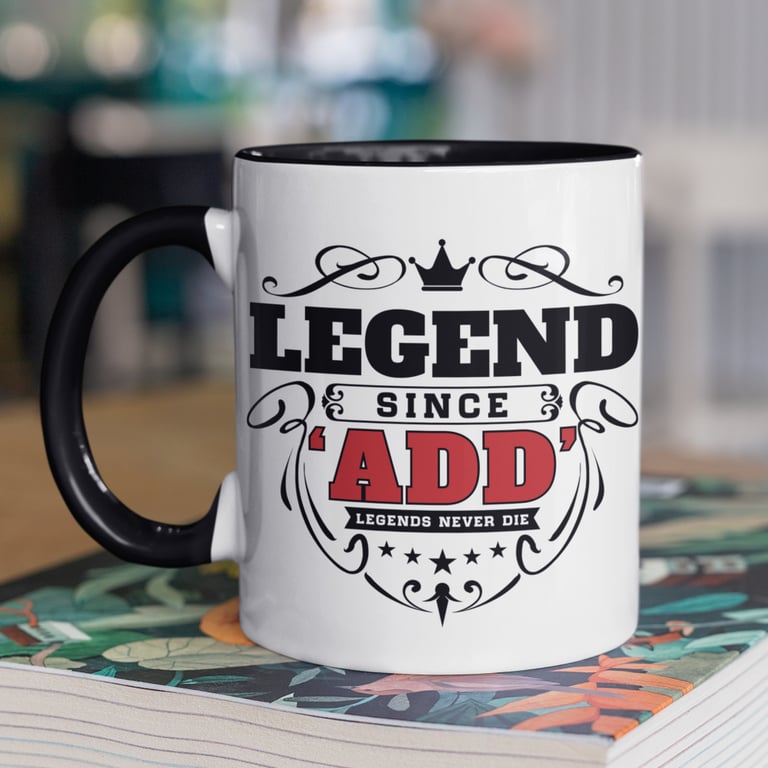 Personalised Birthday Year Mug LEGEND Since ( enter your year)