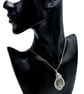 Silve plated jade pendant - Image 2