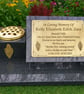 Personalised Memorial Stone Gravestone Granite Cemetery Headstone Grave Plaque - Image 1