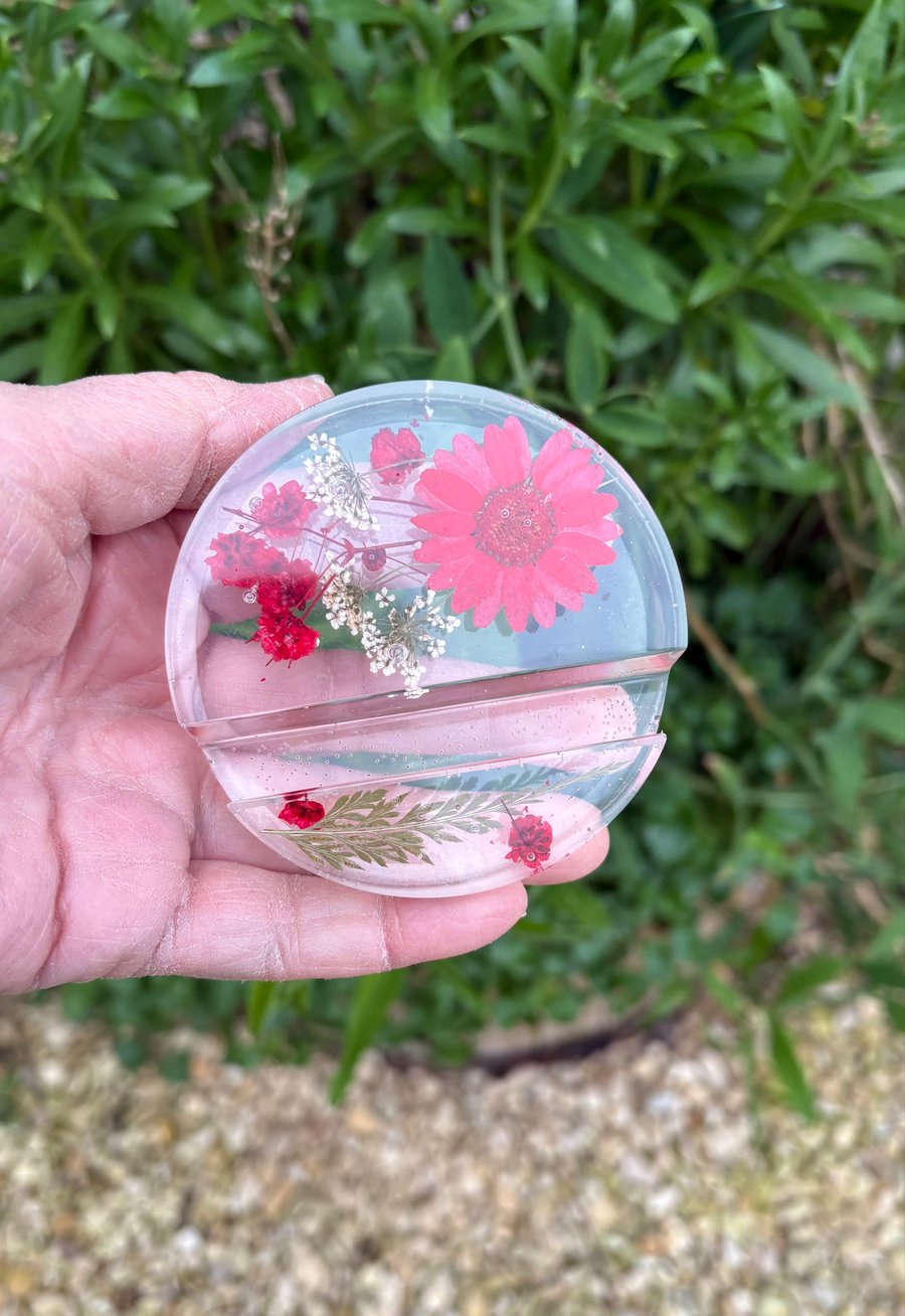 Red Floral Collection - Resin Phone Holder