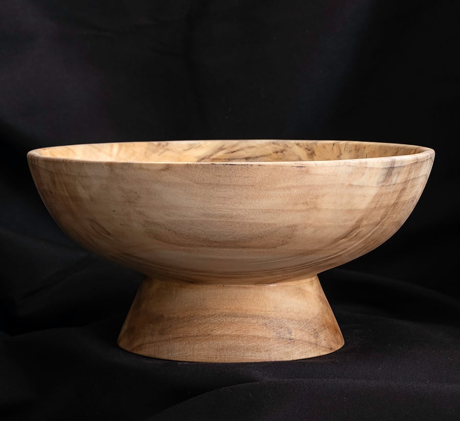 Spalted maple bowl W200mm by H100mm