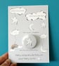 Rainbow Pregnancy Badge Set, Rainbow baby Gift, Rainbow pregnancy gift - Image 1