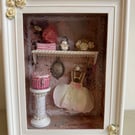 Fairy doll wardrobe handmade frame