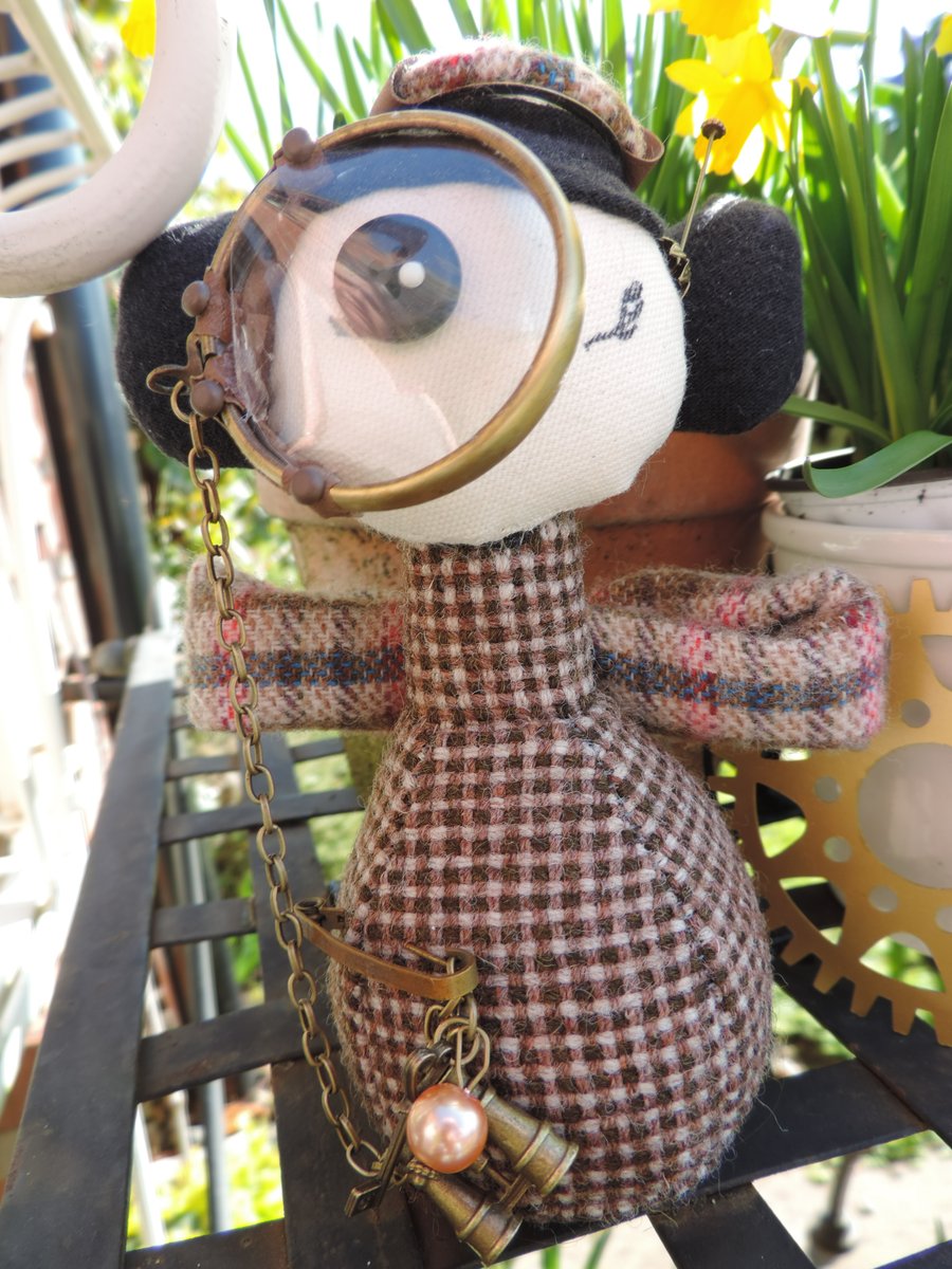 Steam Punk Softies! One off steam punk toys