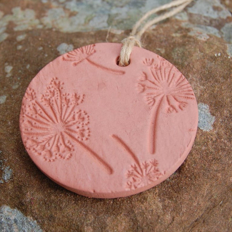 Dandelion Wishes Terracotta Essential Oil Diffuser - Natural Air Freshener