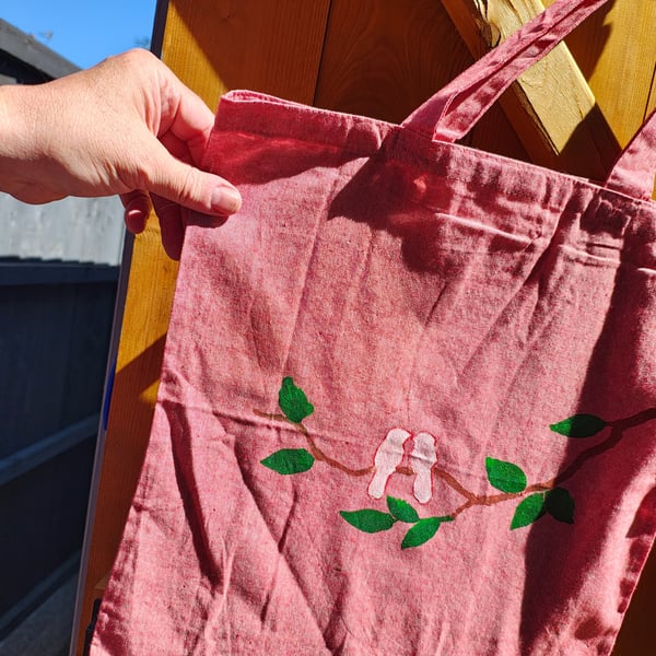 Hand painted tote bags 