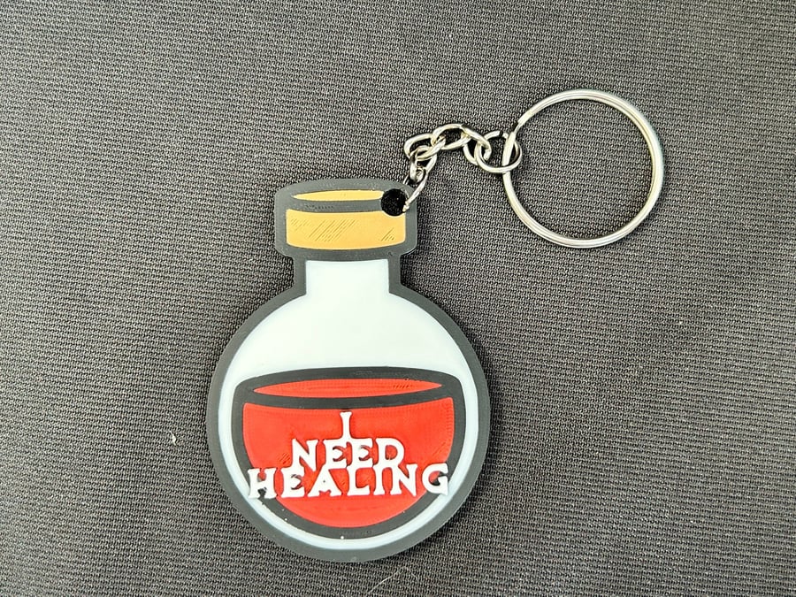 Potion Keychains Healing Potion Mana Potion DnD Inspired Role Playing Game Gift