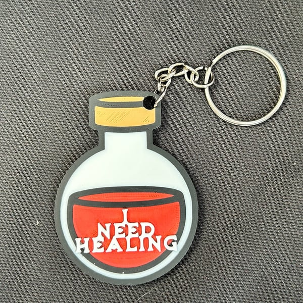 Potion Keychains Healing Potion Mana Potion DnD Inspired Role Playing Game Gift