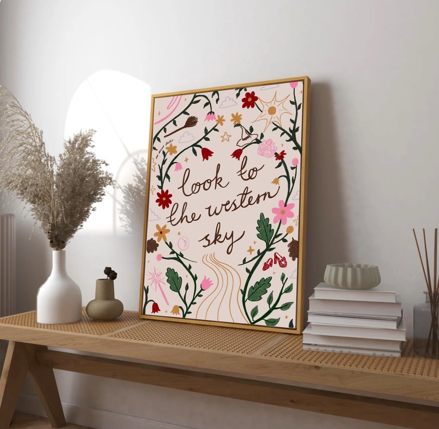 Look To The Western Sky Art Print Poster