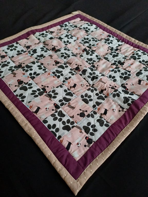 Handmade Patchwork dog blanket